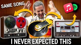 I Compared Vinyl vs Tape vs Cassette vs Streaming – Results were SHOCKING!