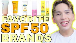 MY TOP 5 RECOMMENDED SUNSCREEN BRANDS WITH SPF 50! SIR LAWRENCE