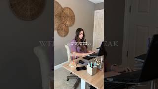 WFH lunch break #vlog #dayinmylife #productivity #lunch #recipe #wfh #workfromhome #ditl #diml