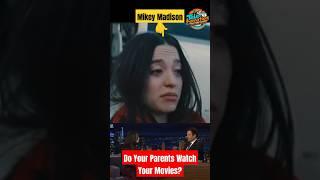 Jimmy Asks Mikey Madison: Do Your Parents Watch Your Movies? #shorts #fallontonight  #jimmyfallon