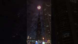 Happy new year 2024 such a beautiful experience Burj khalifa fireworks ️