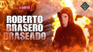 ¡Increíble! Roberto Brasero en llamas durante “El Desafío” - El Hormiguero