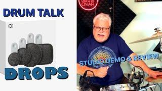 DRUM TALK - Tandem Drums "DROPS" - Review, Studio Demo, and the Origin of this drum dampening system