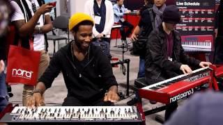 Cory Henry & Nick Semrad - Full Jam session at NAMM 2016