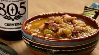 BORRACHO BEANS: How to Make Delicious "Drunken" Beans/Frijoles Borrachos with Hatch Green Chile