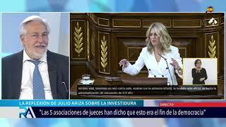 La reacción de Ariza ante la ESPERPÉNTICA intervención de Sánchez