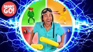 Color Beat Drum-Along Dance ️HYPERSPEED REMIX️/// Danny Go! Songs for Kids