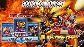 [BEST STRATEGY] SALAMANGREAT Deck | A Burning Roar | Yu-Gi-Oh! Duel Links