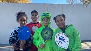 Kids Halloween paddleball tournament