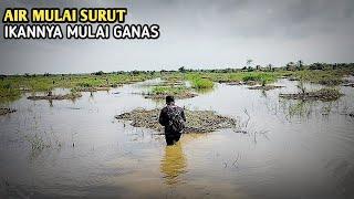 ALHAMDULILLAH... AIR AGAK SURUT || SAMBARAN IKANNYA MULAI GANAS-GANAS || FULL JAWS & GEOL MRA RIAU