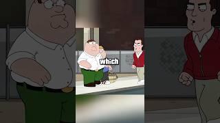 Peter & baseball coach  #familyguy