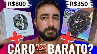 SAIBA O QUE VOCÊ TERÁ DE BENEFÍCIOS E PROBLEMAS AO COMPRAR SMARTWATCHS MAIS BARATOS. VALE A PENA?