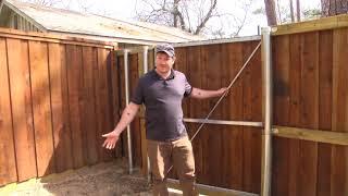 BAM - Anti Digging Privacy Fence