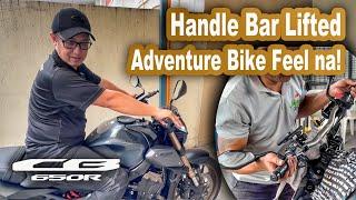 Honda CB650r Handle Bar Riser | Adventure Bike Feel More Relax!