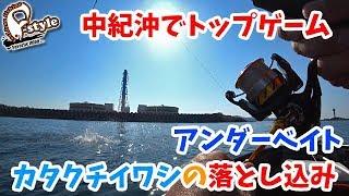 和歌山県　中紀でトップゲーム＆イワシの落とし込み　アンダーベイト