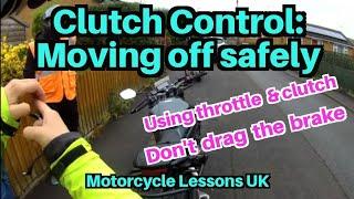 Motorcycle Clutch Control: Moving off safely