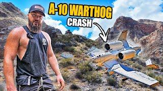 We Found a Crashed A-10 Warthog DEEP in the Desert!