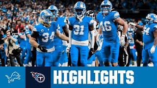 Detroit GOES OFF for 52 points in win vs. Tennessee | Lions vs. Titans Week 8 Highlights