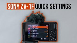 Quick Beginners Guide to Sony ZV-1F Settings