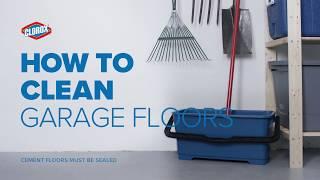 Clorox® How-To : Clean Garage Floors (with Clorox® Regular-Bleach₂ with CLOROMAX)