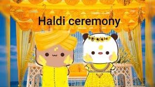 #haldi #emotional #panda peachu&Gomu's haldi ceremony! series episode 13 heartwarming| |Panda bear|