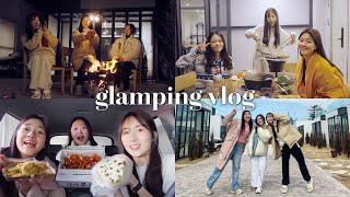 Half Silent Healing Vlog | Eating, Korean BBQ-ing, Campfire-ing | Sokcho Market Food | Amelicano