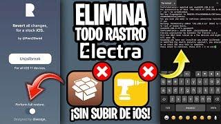 TUTORIAL  Borra el Jailbreak de Electra sin perder tu información personal (iOS 11.0 – 11.4.1)