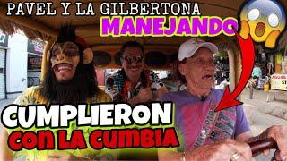 la gilbertona y pavel / CUMPLIERON CON EL RETO DE LA CUMBIA AL CHANGO.