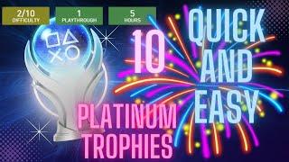 10 Easy Platinum Trophies For Beginners (Volume 4)