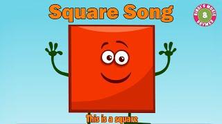 Square Song | Learn Shapes Song | Square Rhyme for kids | Educational | Bindi's Music & Rhymes