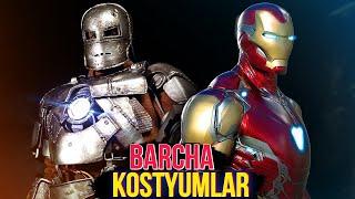 Top Temir Odam kostyumlari haqida bilgan va bilmagan faktlar kino haqida 1 qism.Ironman kostyumlari.