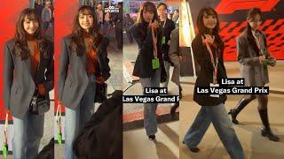 กรี๊ดดด คลิปเเรก น้องลิซ่า ปรากฎตัวที่งาน F1 LasVegas GP ลุคนี้หรูดูเเพง สวยมากๆ