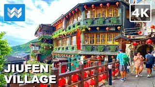 [4K] Explore 九份 JIUFEN OLD STREET in Taiwan  2024 Walking Tour Vlog - Spirited Away Location