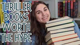 hyped thriller books worth your time! || thriller book recs