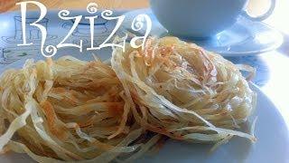 Rziza or Rezzat Al-Qady Step by step Recipe HD  الرزيزة او رزة القاضي طريقة سهلة تصوير بجودة عالية