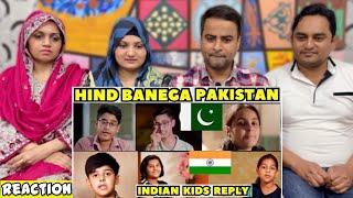 Indian Kids Giving Positive Reply To Pakistani Kids About "Ab Hind Banega Pakistan" | Reaction!!