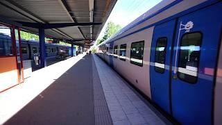 Sweden, Stockholm, train ride from Östertälje to Södertälje Hamn