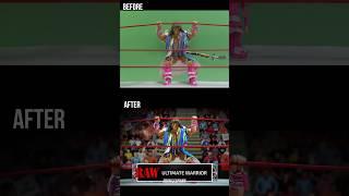 BEFORE AFTER : WWE ULTIMATE WARRIOR ENTRANCE STOP MOTION #SHORTS