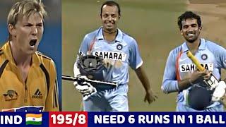 INDIA VS AUSTRALIA 7TH ODI 2007 | FULL MATCH HIGHLIGHTS | MOST THRILLING MATCH EVER