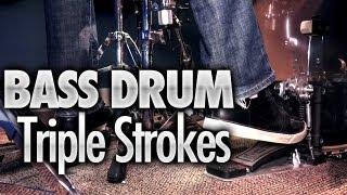 Bass Drum Triple Strokes - Drum Lessons