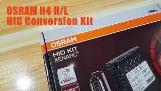 OSRAM Xenon HID Conversion Kit Unboxing - H4 6000K H/L