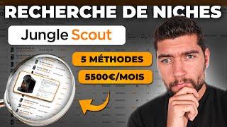  RECHERCHE PRODUIT AMAZON FBA  5️⃣ TECHNIQUES POUR TROUVER UNE NICHE AVEC JUNGLE SCOUT