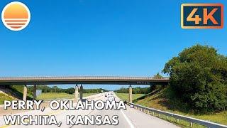 Perry, Oklahoma to Wichita, Kansas!  Drive with me!