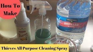 How To Make Thieves All Purpose Cleaning Spray  |  Young Living