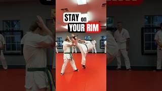 Kyokushin Karate Fighting Method The Phoenix Way: Stay on Your Rim #karate #shorts #shortvideo