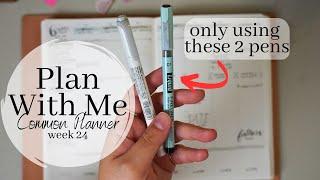 Plan with Me Using ONLY 2 pens | @SterlingInk A5 Undated Common Planner