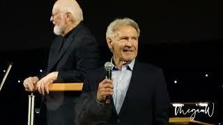 John Williams plays the "Indiana Jones" theme and "Imperial March" -- Harrison Ford appears!