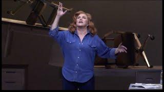 Kathleen Turner onstage in Berkeley Rep's Red Hot Patriot: The Kick-Ass Wit of Molly Ivins