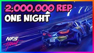 How To Earn 2,000,000 REP in ONE NIGHT - NFS Heat Rep Guide 2021