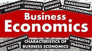 What is Business Economics? Definition, Scope, Importance, and Characteristics of Business Economics